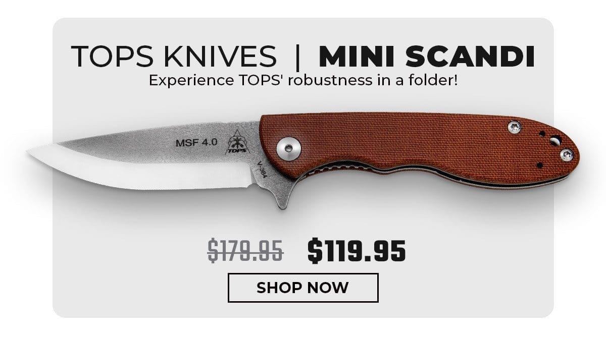 TOPS Knives Mini Scandi