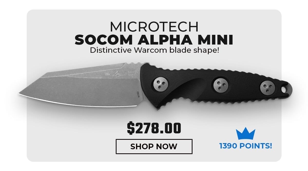 Microtech Socom Alpha Mini