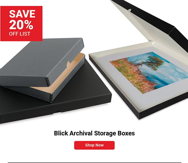 Blick Archival Storage Boxes