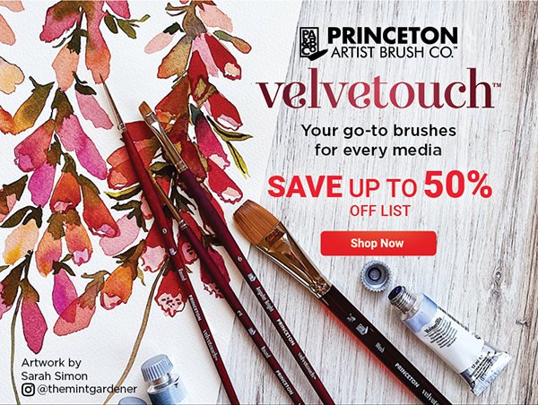 Princeton Velvetouch Brushes