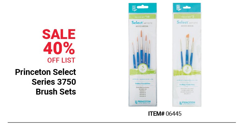 Princeton Select Series 3750 Brush Sets Sale 40% Off List
