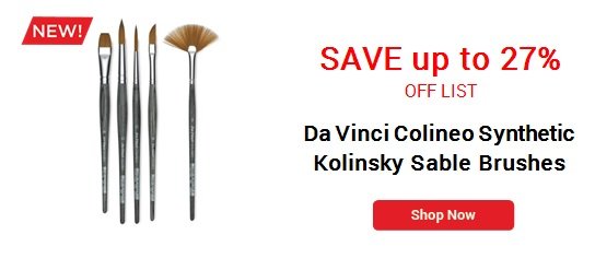 Da Vinci Colineo Synthetic Kolinsky Sable Brushes