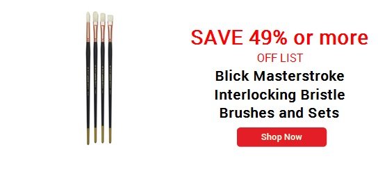 Blick Masterstroke Interlocking Bristle Brushes and Sets