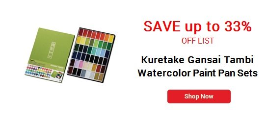 Kuretake Gansai Tambi Watercolor Paint Pan Sets