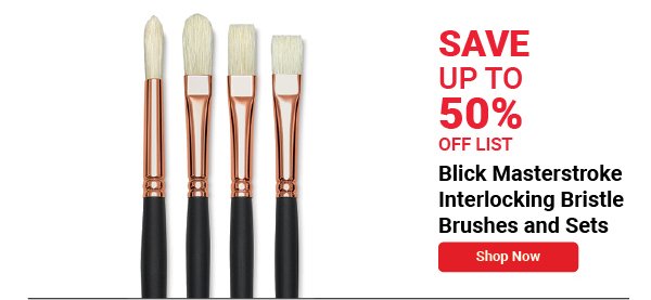 Blick Masterstroke Interlocking Bristle Brushes and Sets