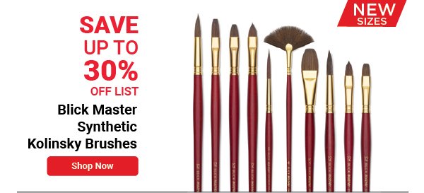 Blick Master Synthetic Kolinsky Brushes