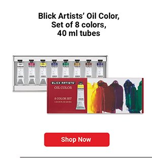 Blick Artists' Oil Color - Set of 8 colors, 40 ml tubes