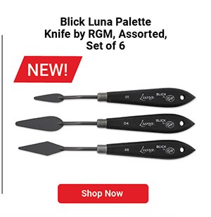 Blick Luna Palette Knife by RGM - Assorted, Set of 6