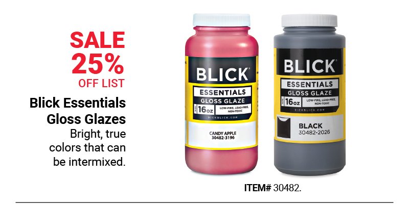 Sale 25% Off List: Blick Essentials Gloss Glazes