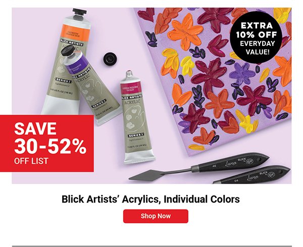 Blick Artists' Acrylic Paints and Sets, Individual Colors