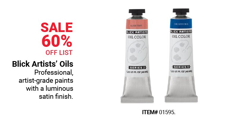 Sale 60% Off List: Blick Artists' Oils