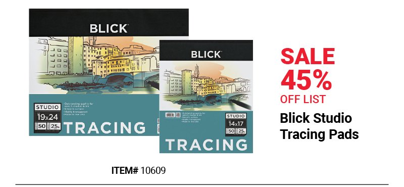 Blick Studio Tracing Pads Sale 45% Off List