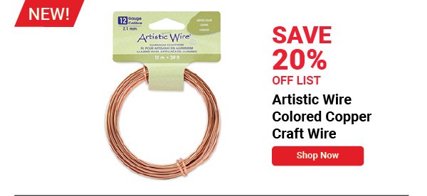 Artistic Wire Colored Copper Craft Wire