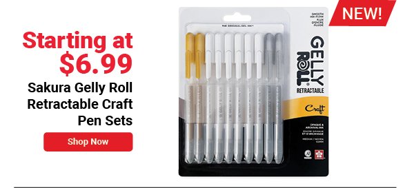 Sakura Gelly Roll Retractable Craft Pen Sets