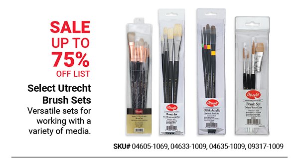 Select Utrecht Brush Sets Sale Up to 75% Off List