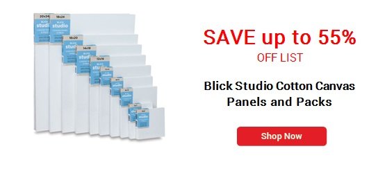 Blick Studio Cotton Canvas Panels and Packs