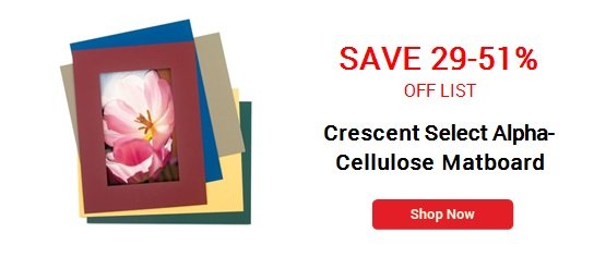 Crescent Select Alpha-Cellulose Matboard