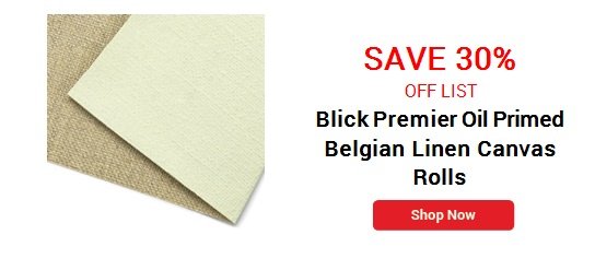 Blick Premier Oil Primed Belgian Linen Canvas Rolls
