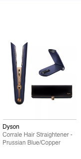 Dyson Corrale Hair Straightener - Prussian Blue/Copper