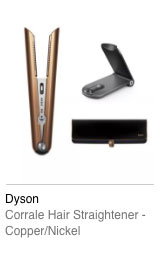 Dyson Corrale Hair Straightener - Copper/Nickel