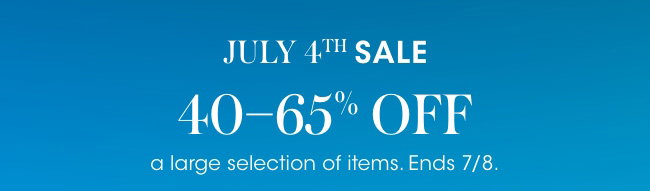 July 4th Sale!