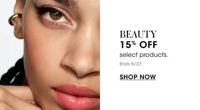 Beauty 15% off 