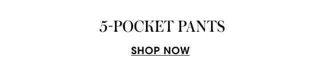 5 pocket pants