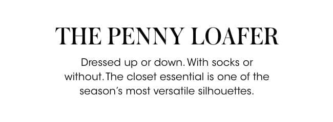 the penny loafer