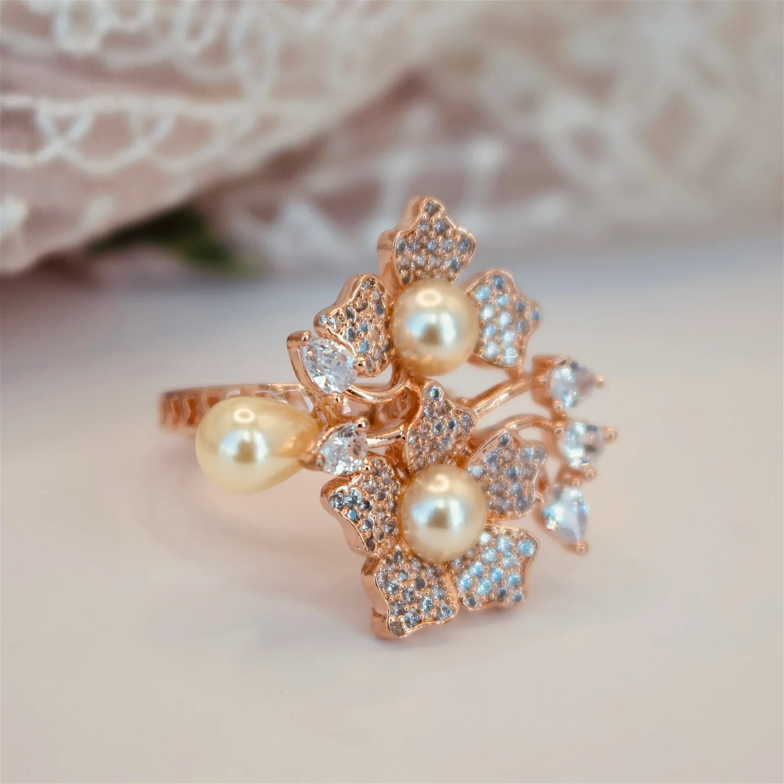 Image of Inara Floral Ring