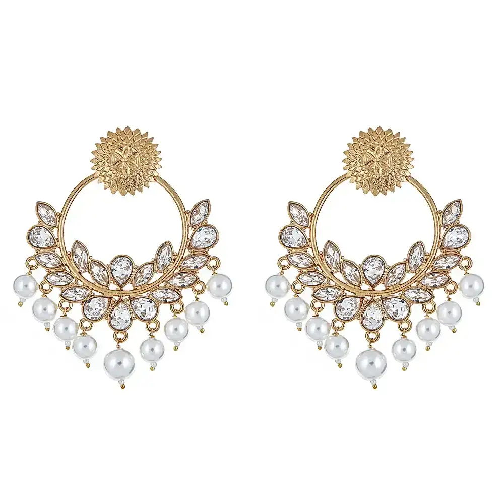 Image of Amaya Floral Drop Earrings