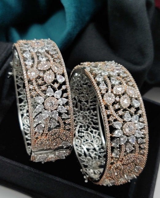 Image of Glamorous 2PC AD Bangle Set