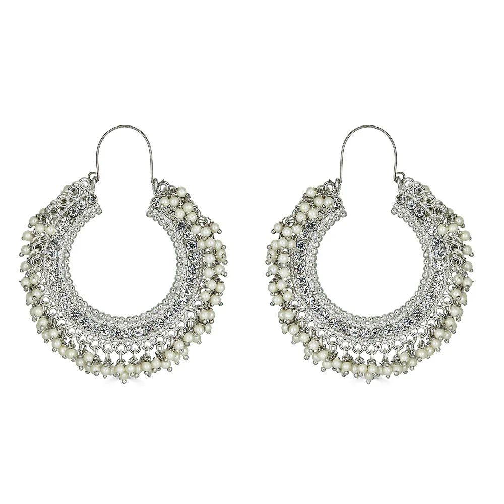 Image of Shaurya Earrings in Silver