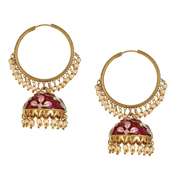 Image of Svana Earrings in Red