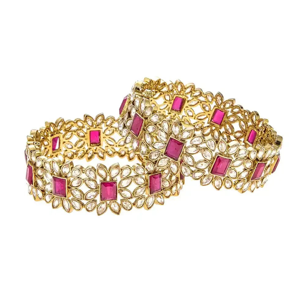 Image of Grazia Bracelet Set in Red