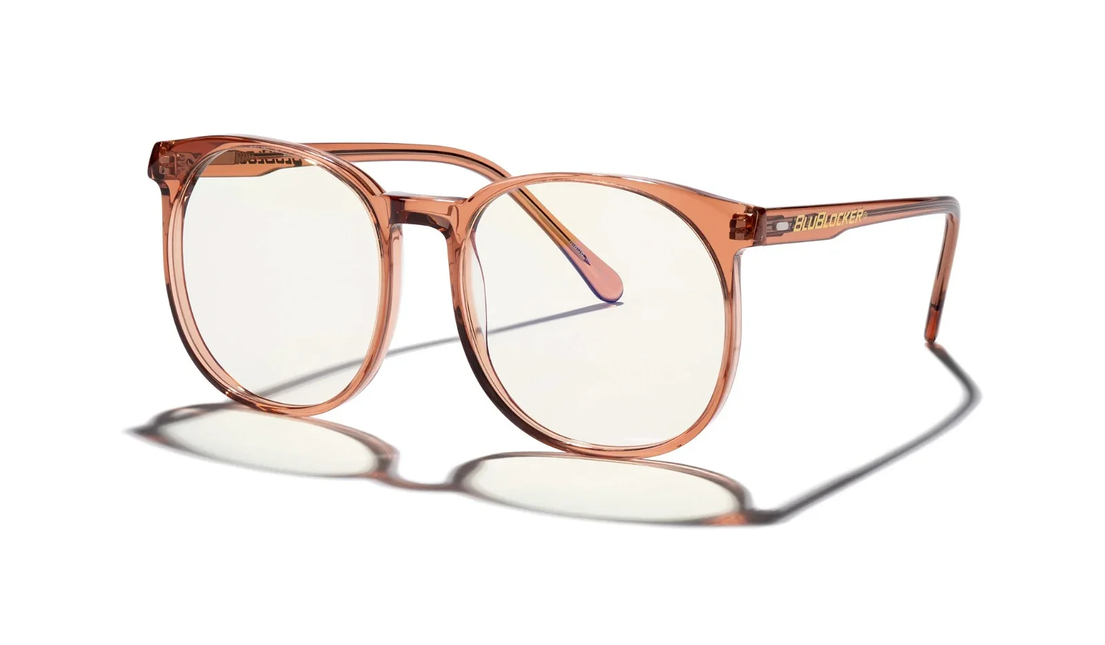 McGill Tech Glasses with Acetate Frame in Rose