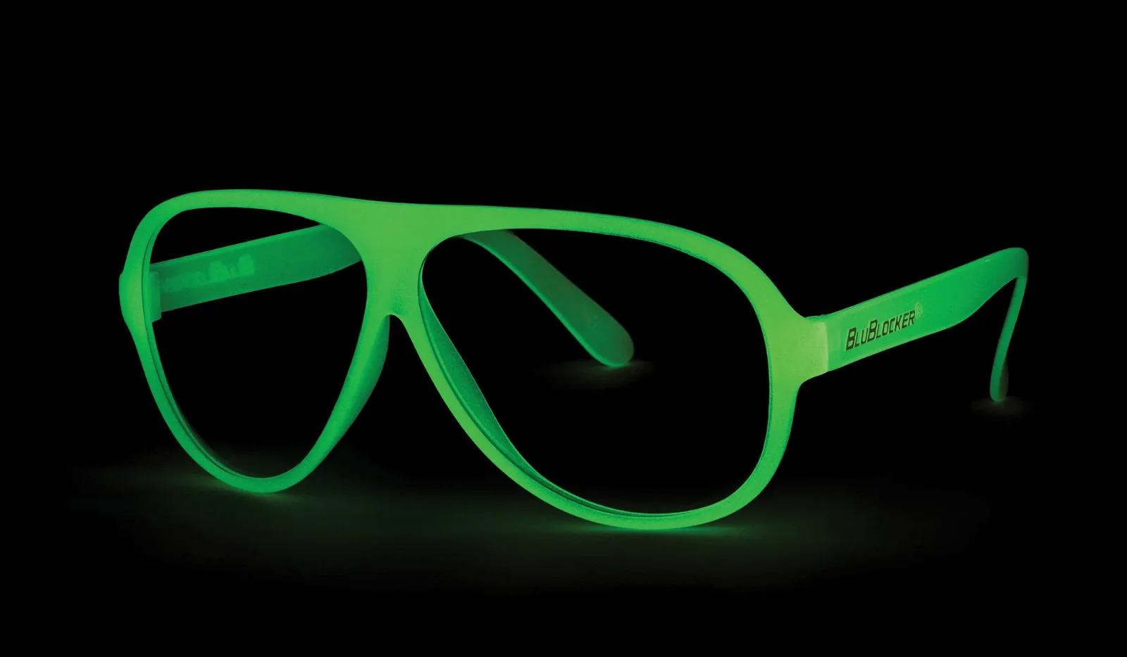 Aviator Tech Glasses in Glow in the Dark