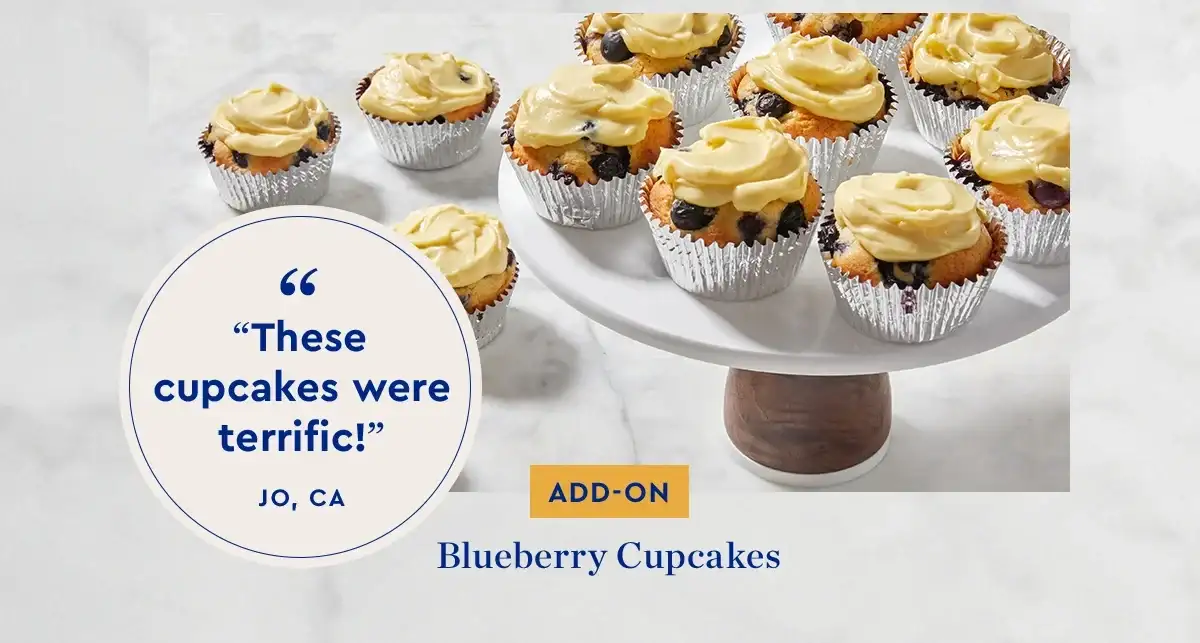 Add ons | Blueberry Cupcakes