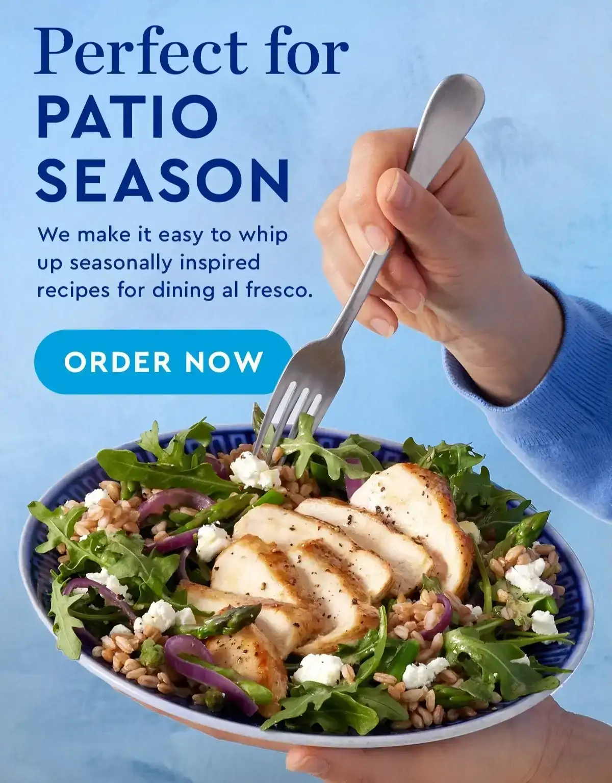 Perfect for patio season | We make it easy to whip up seasonally inspired recipes for dining al fresco. | ORDER NOW