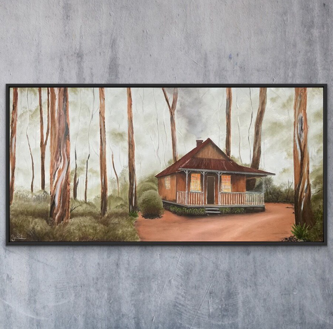 Jori PoutanenAustralian landscape - Wooden Cabin