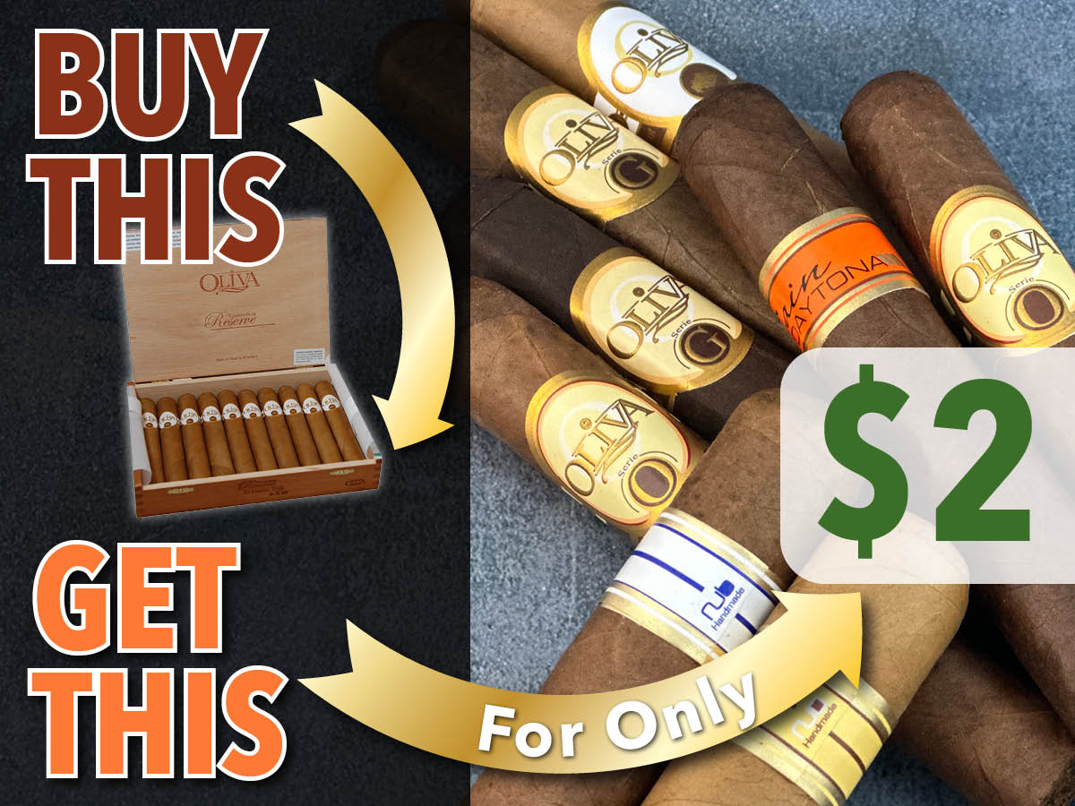 Oliva Deal: Buy any Oliva box, get a 8ct. sampler for only \\$2