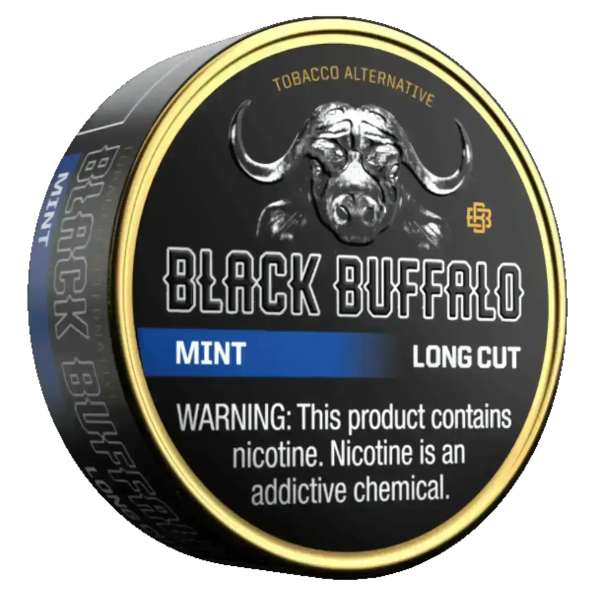 Black Buffalo Mint Pouches & Long Cut