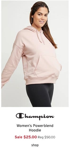 Champion Women's Powerblend Hoodie - Click to Shop