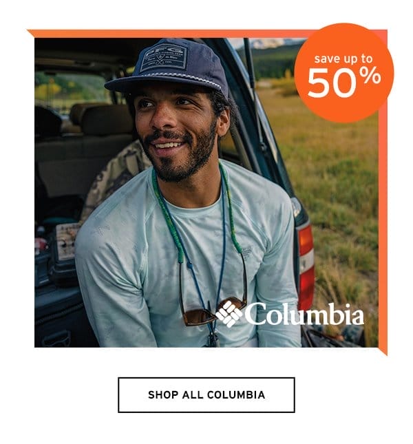 Columbia save up to 50% - Click to Shop All