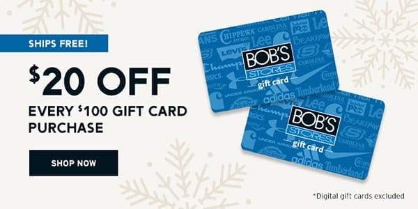 \\$20 OFF Ships Free - Every \\$100 Gift Card Purchase - Click to Shop Now