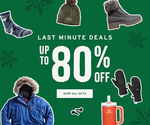 Last Minute Deals Up to 80% OFF - Click to Shop All Gifts