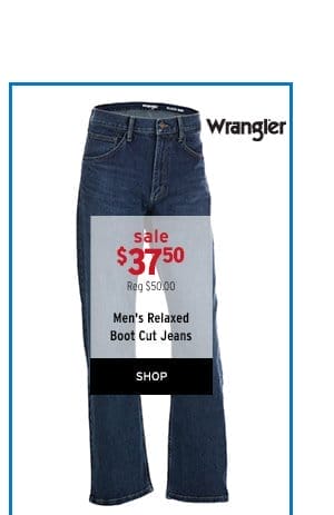 Wrangler Men's Relaxed Boot Cut Jeans - Click to Shop