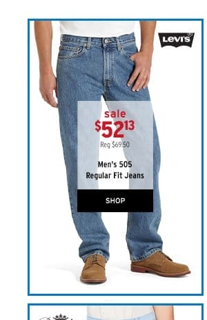 Levi's 505 Regular Fit Jeans - Click to Shop