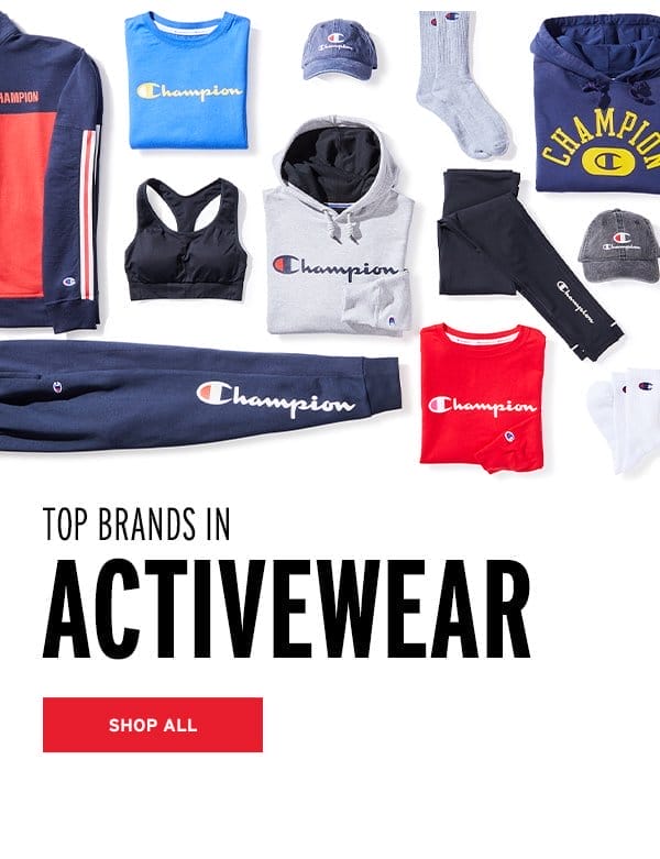 top Brands in Activewear - Click to Shop All