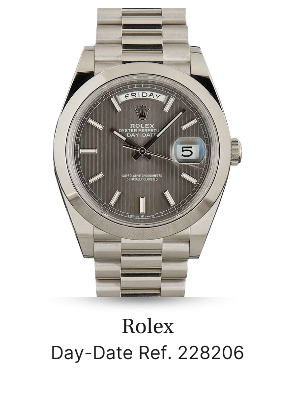 Rolex Day-Date 40 Ref 228206 Platinum