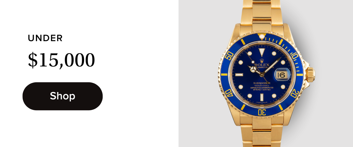 Watches Under \\$15,000